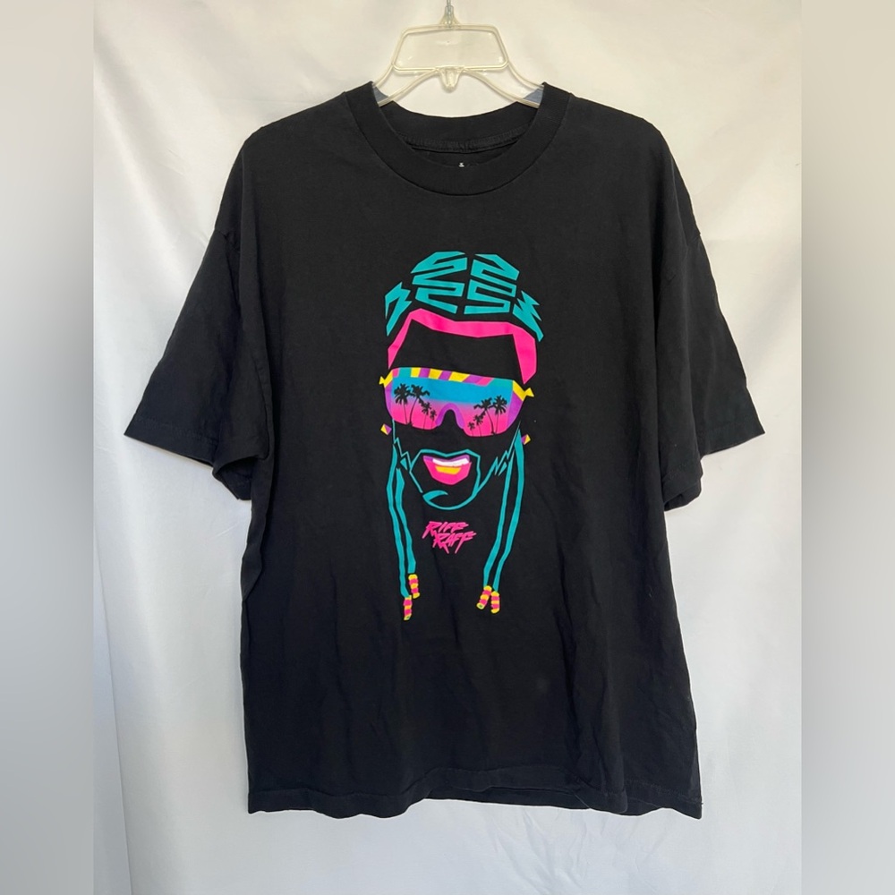 Riff Raff Shirt Men XL Jody High Roller Rap Tee Aquaberry Icon Neon Hip Hop Tour